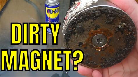 The trick of Cleaning the Magnet from Chips 